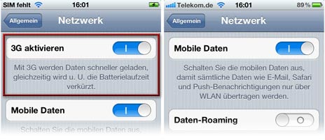 Mailbox Beim Iphone 4 Ausschalten Telekom