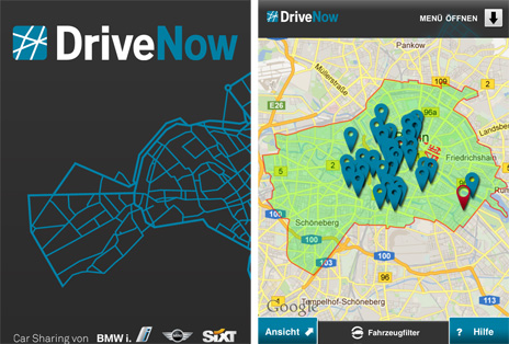 Carsharing mit dem iPhone: „Drive Now“ in Berlin. Ein Erfahrungsbericht