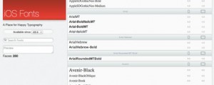 iosfonts