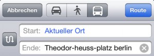 Karten-app-routen