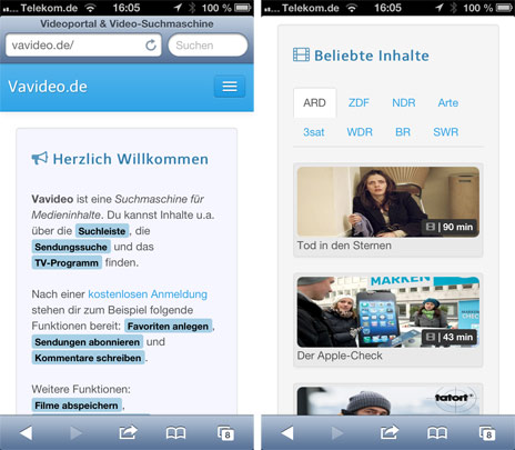 Mediatheken Suche Mediatheken Suche