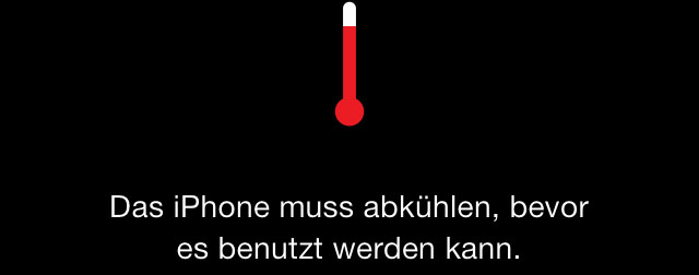 Das Iphone Muss Abkühlen Bevor Es Benutzt Werden Kann www.iphone-ticker.de