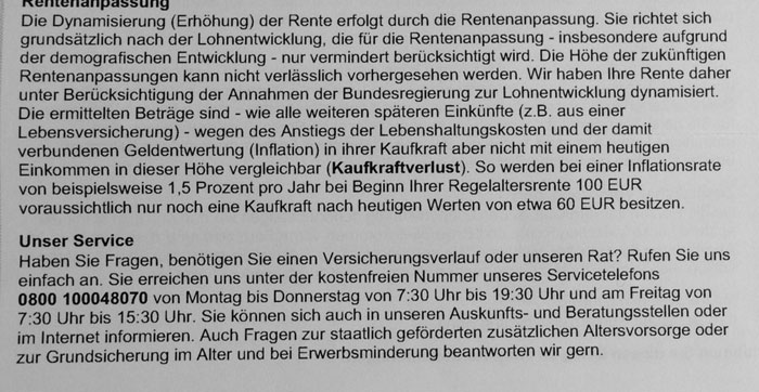 text-klein