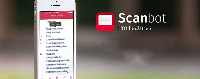 Scanbot Pro: Neue OCR-Funktion als In-App-Kauf ⋅ iphone-ticker.de